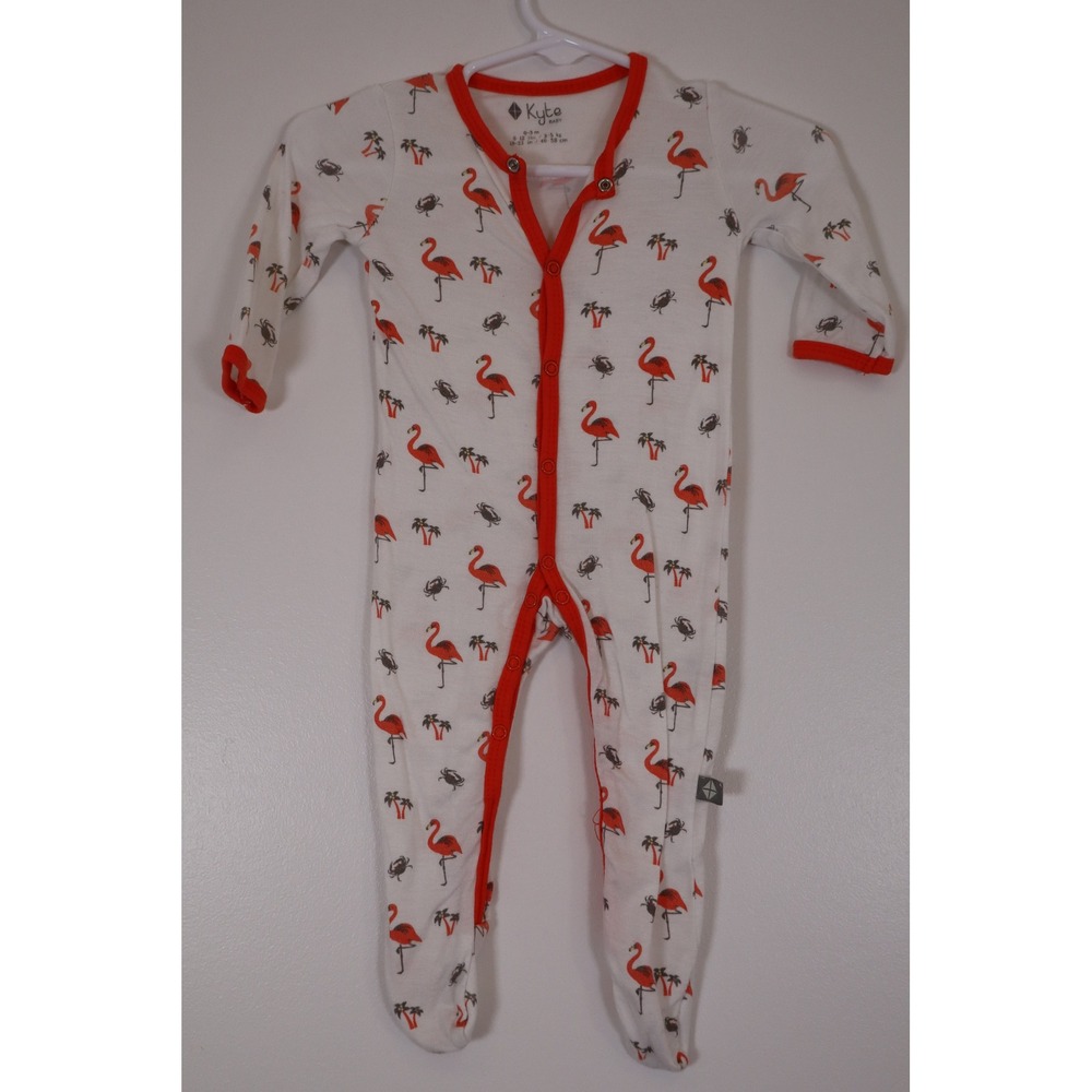 Kyte Baby Flamingo Footie 0-3M